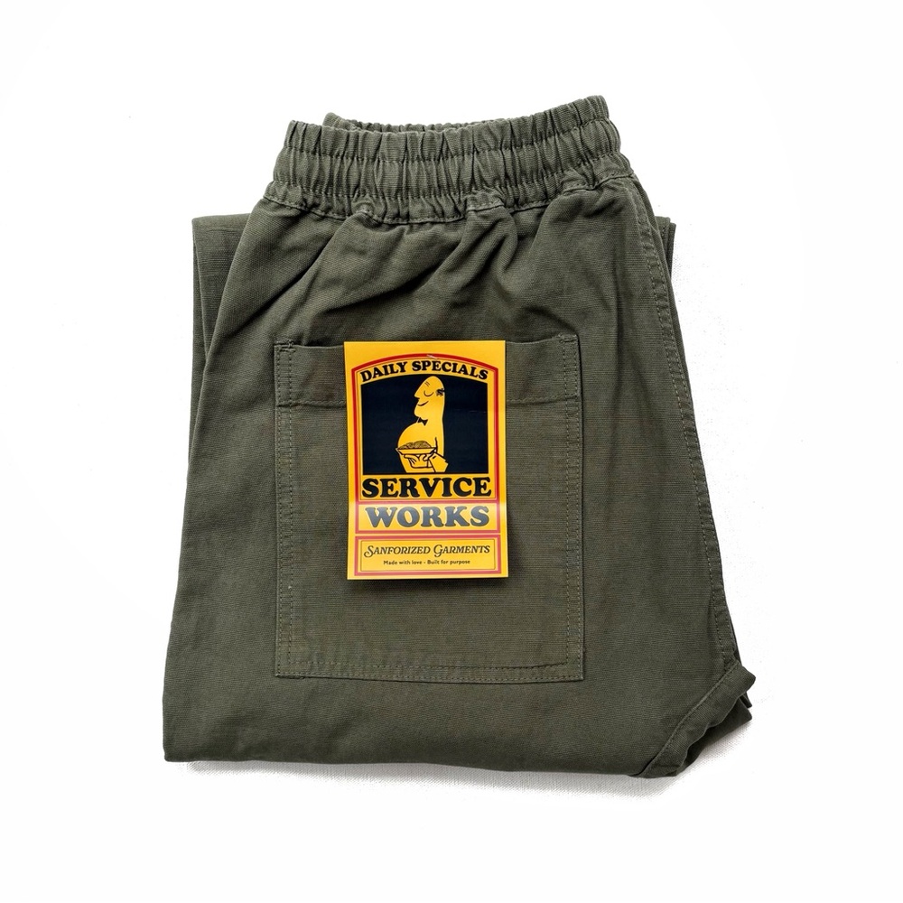 Service Works Classic Chef Pants - Olive